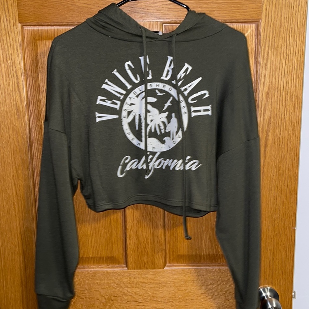 VENICE BEACH CROPPED HOODIE